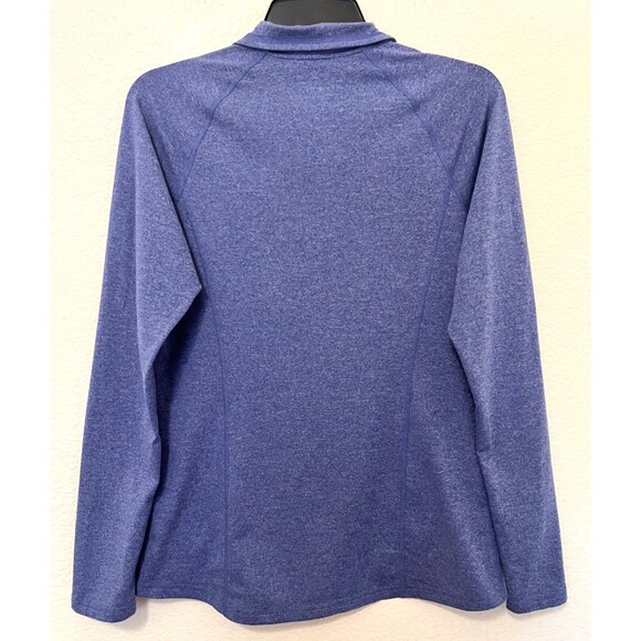 REI Co-Op Womens Heather Purple Pullover Long Sleeve 1/4 Zip Tech Shirt Active S - Picture 2 of 6